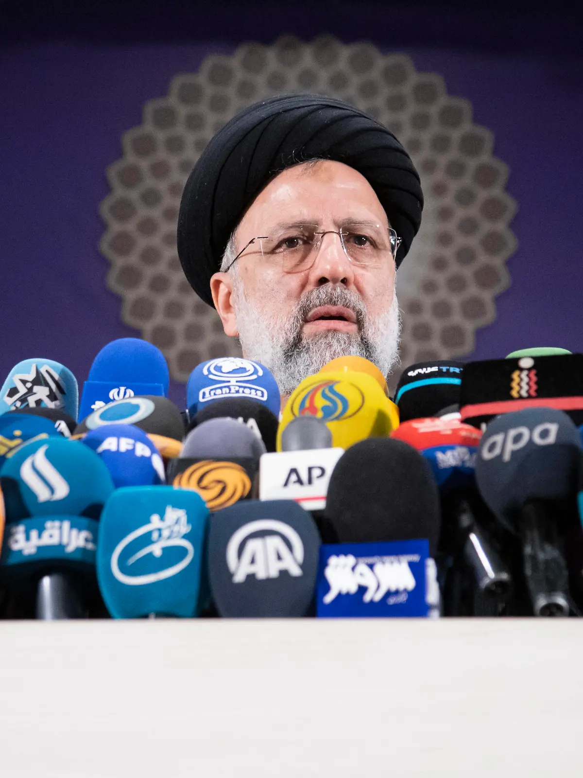  Iran: Registration for the Iranian Presidential election 2021 Chief Justice of Iran, Sayyid Ebrahim Raisi press conference with journalists and media. Sayyid Ebrahim Raisi was registered for the presidential election 2021. Presidential elections are scheduled to be held in Iran in 18 june 2021. Tehran Iran Copyright: SobhanxFarajvan