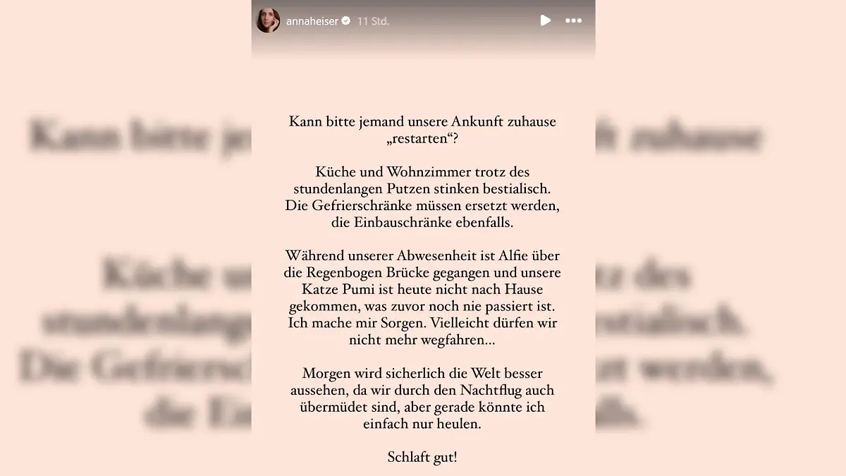 Anna weiß nicht, ob sie den Geruch jemals wieder wegkriegt.