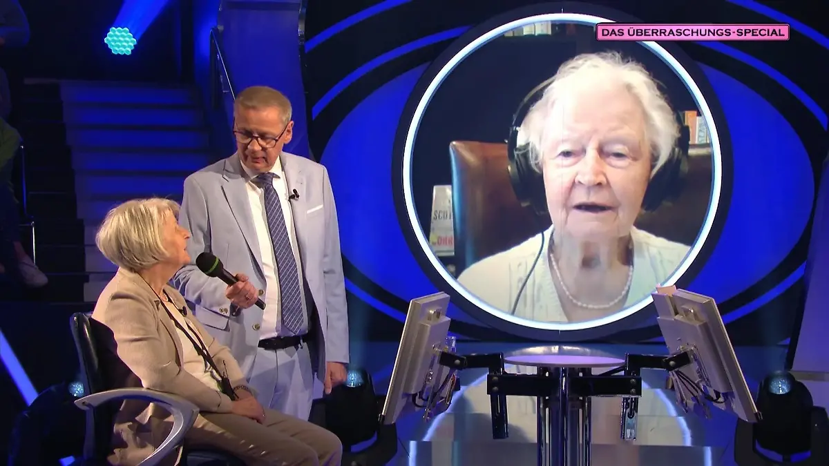 Günther Jauch, Helga van Vlorop und Hildegard