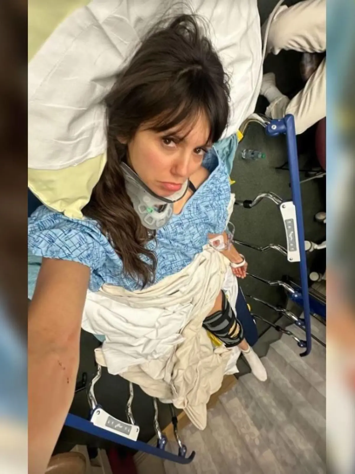 Nina Dobrev nach Dirtbike-Unfall im Krankenhaus.
