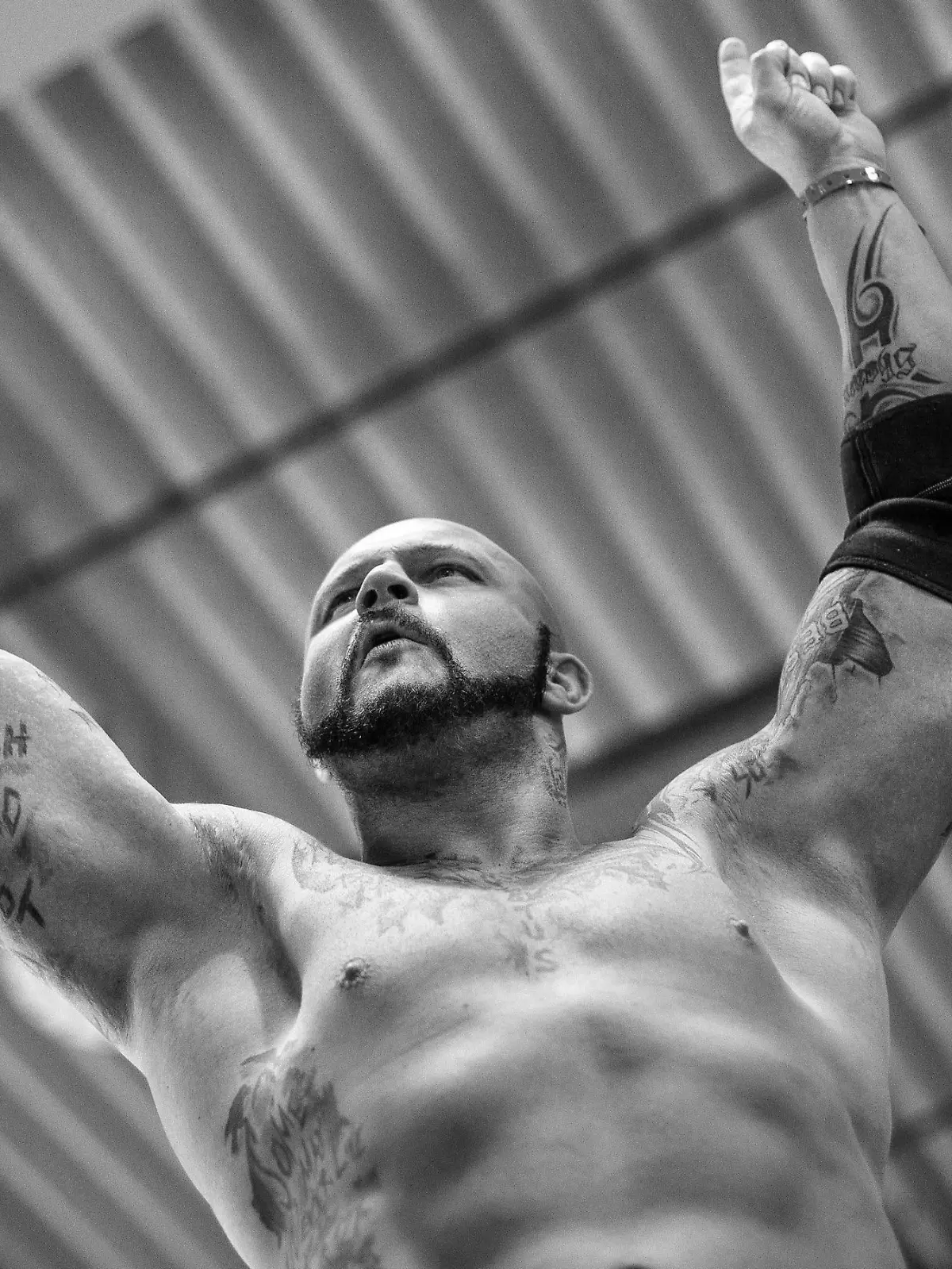 John Bad Bones Klinger auf der Tattoomesse Tattoobash Köln 2016 in der XPOST. Köln, 08.05.2016 Foto:xC.xHardtx/xFuturexImage

John Bath Bones Klinger on the Tattoo fair Tattoobash Cologne 2016 in the XPOST Cologne 08 05 2016 Photo XC xHardtx xFuturexImage  