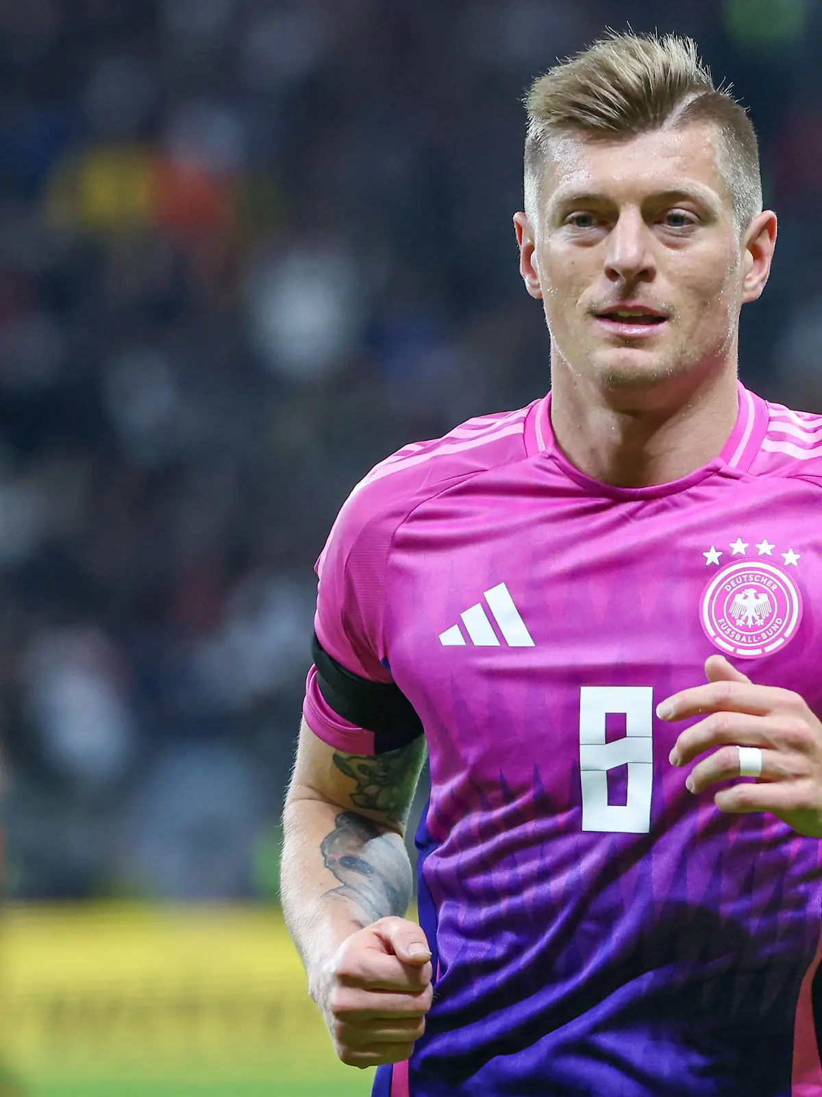 Testspiel: Deutschland - Niederlande am 26.03.2024 im Deutsche Bank Park in Frankfurt Toni Kroos Deutschland, 8 *** Test match Germany Netherlands on 26 03 2024 at Deutsche Bank Park in Frankfurt Toni Kroos Germany, 8 MH