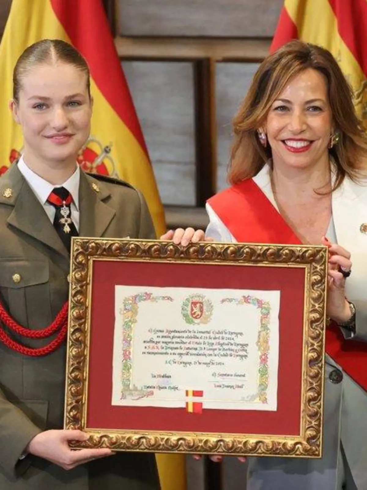 Kronprinzessin Leonor ist jetzt "Adoptivtochter" von Saragossa
