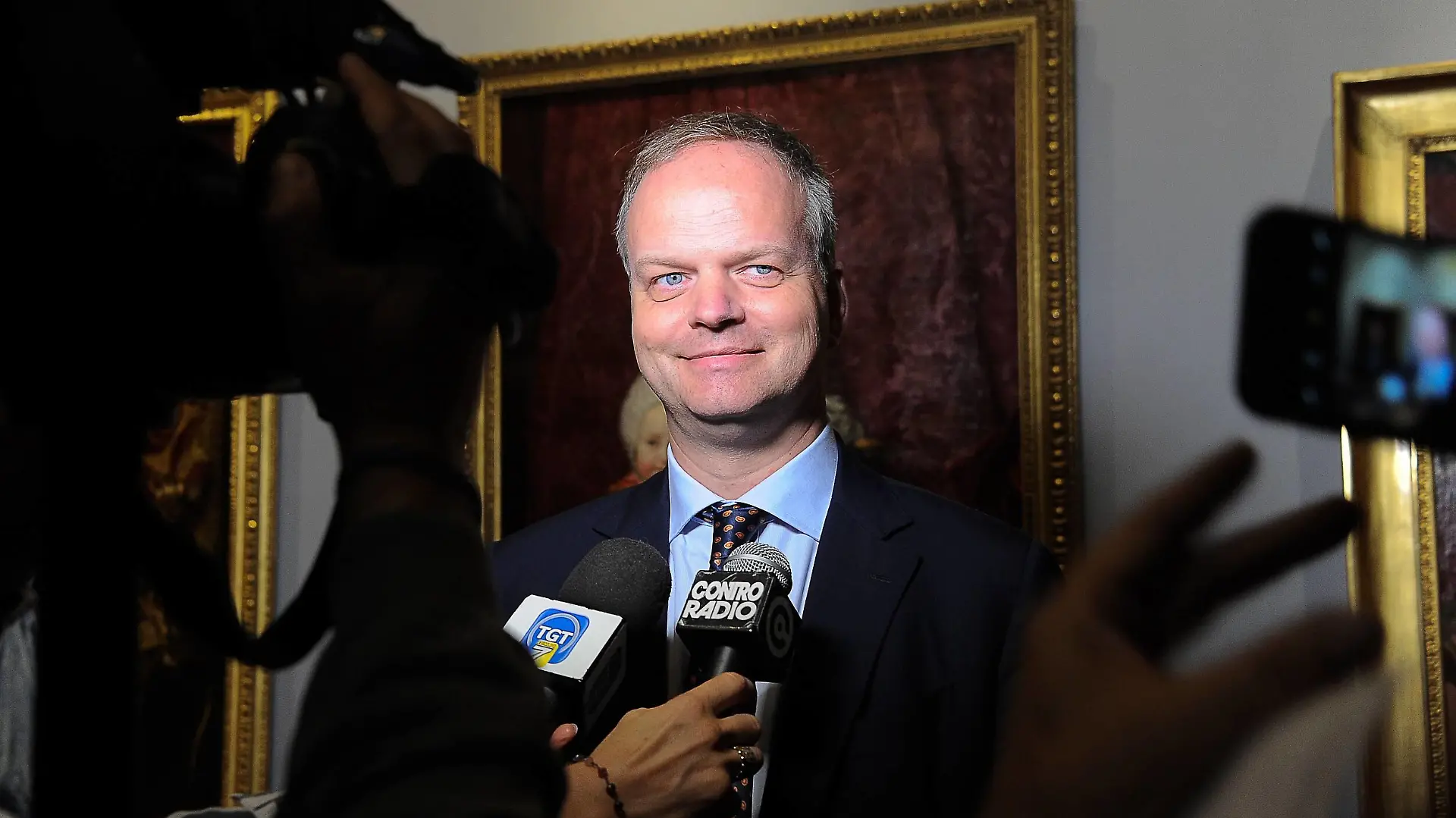 Foto IPP/Paolo lo Debole Firenze 18-09-2017 nella foto il direttore della galleria degli Uffizi Eike Schmidt PUBLICATIONxNOTxINxITA 0