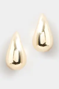 Ohrringe in Gold mit Tropfenanhänger