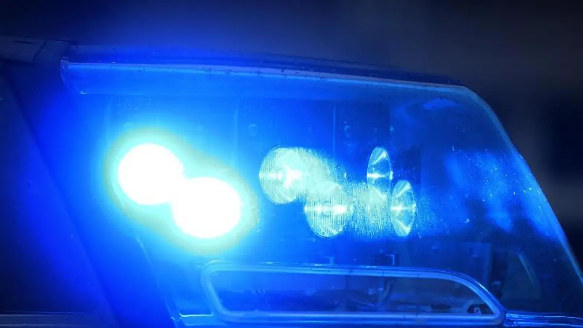 Blaulicht an Polizeiauto
