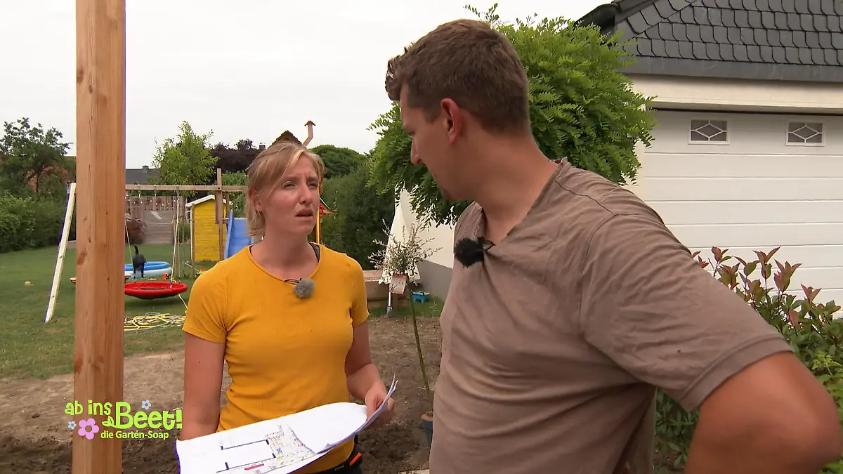 Schwierigkeiten beim bepflanzen Baustelle mit Kleinkind