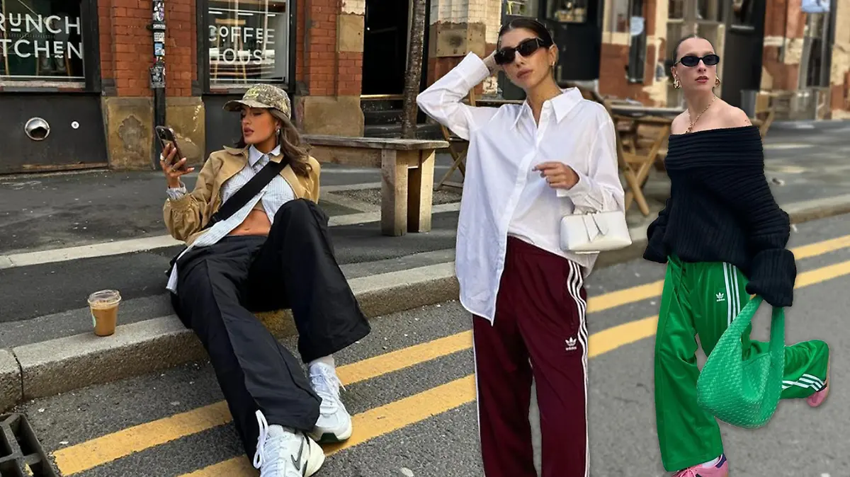 Influencerinnen in angesagter Trackpants.