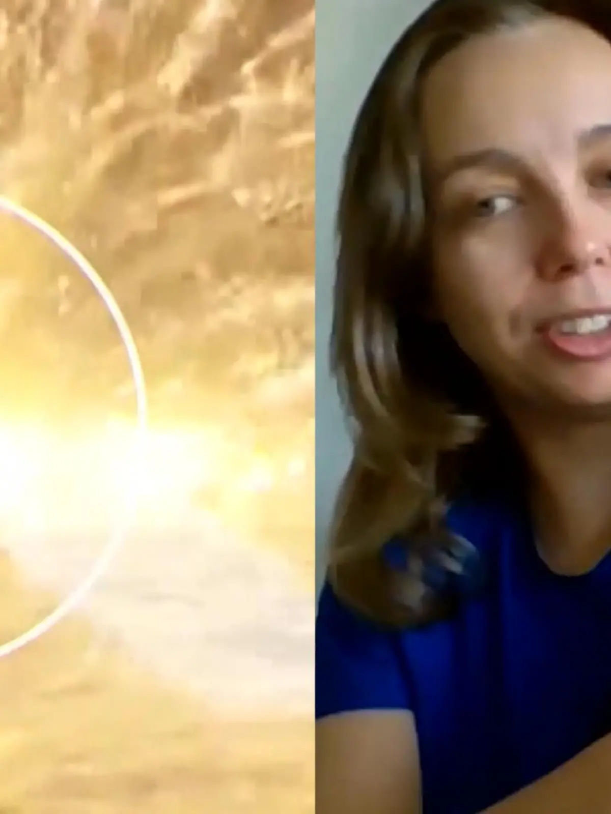 Normalerweise gucken sich die wenigsten Menschen Videos, die sie von Feuerwerken gemacht haben, nochmal an – dieser Clip ist da eine Ausnahme. Denn auf dem Handyvideo kann Lauren Hassen klar erkennen, wann ein Querschläger vom Feuerwerk sie verletzte.