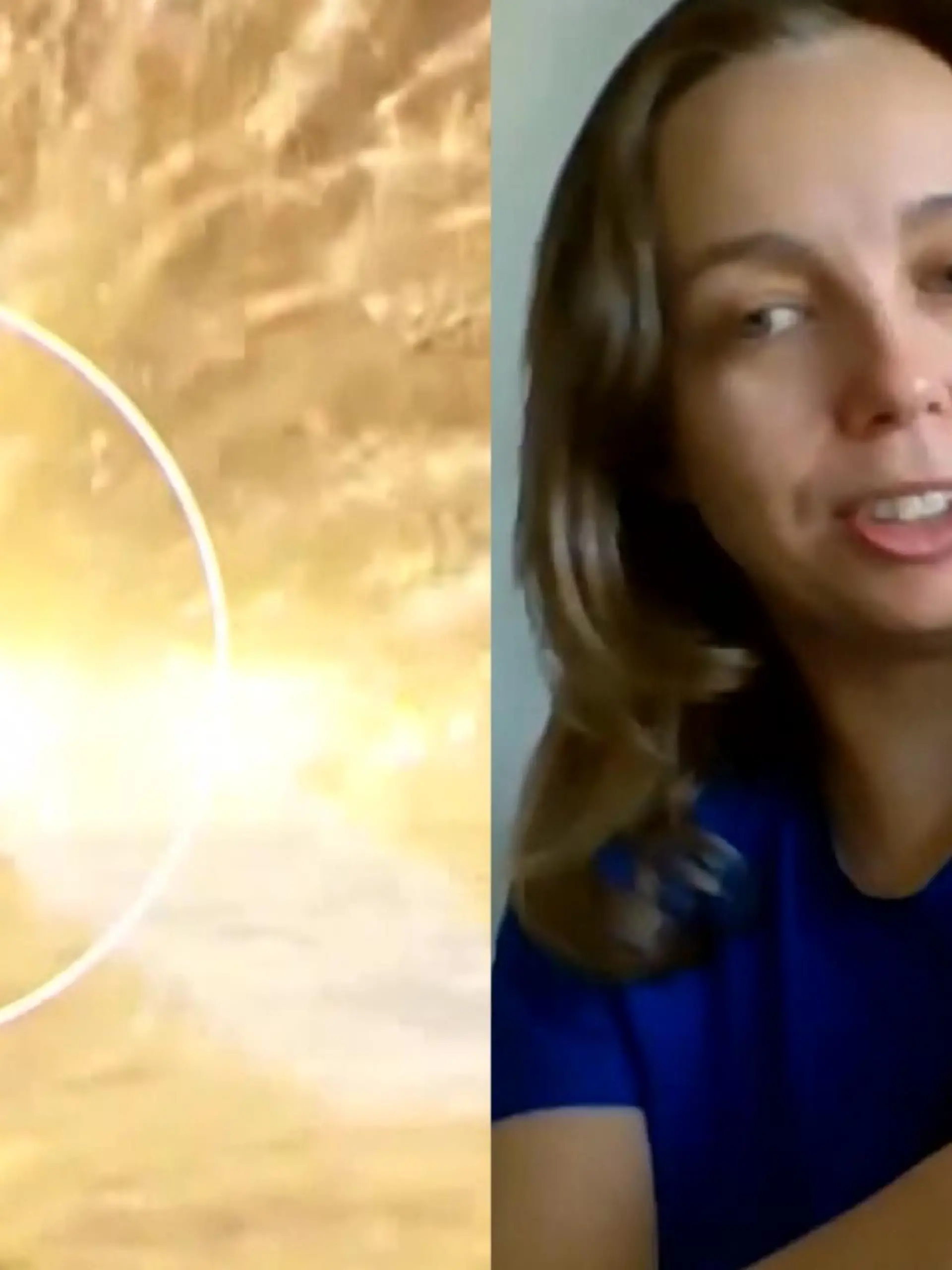 Normalerweise gucken sich die wenigsten Menschen Videos, die sie von Feuerwerken gemacht haben, nochmal an – dieser Clip ist da eine Ausnahme. Denn auf dem Handyvideo kann Lauren Hassen klar erkennen, wann ein Querschläger vom Feuerwerk sie verletzte.
