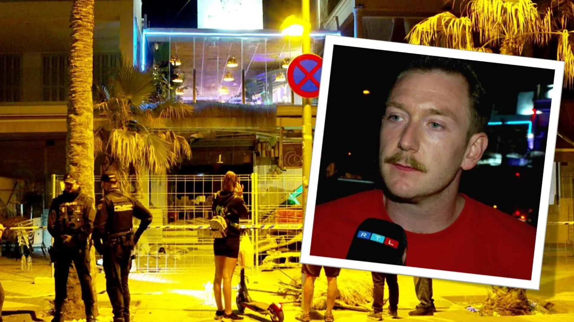 Im Medusa Beach Club auf Höhe des Balneario 1 ist am Donnerstagabend (23.5.) gegen 20 Uhr das Obergeschoss eingestürzt. Dort befand sich eine Terrasse.