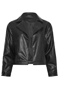 Yours Bikerjacke aus Lederimitat