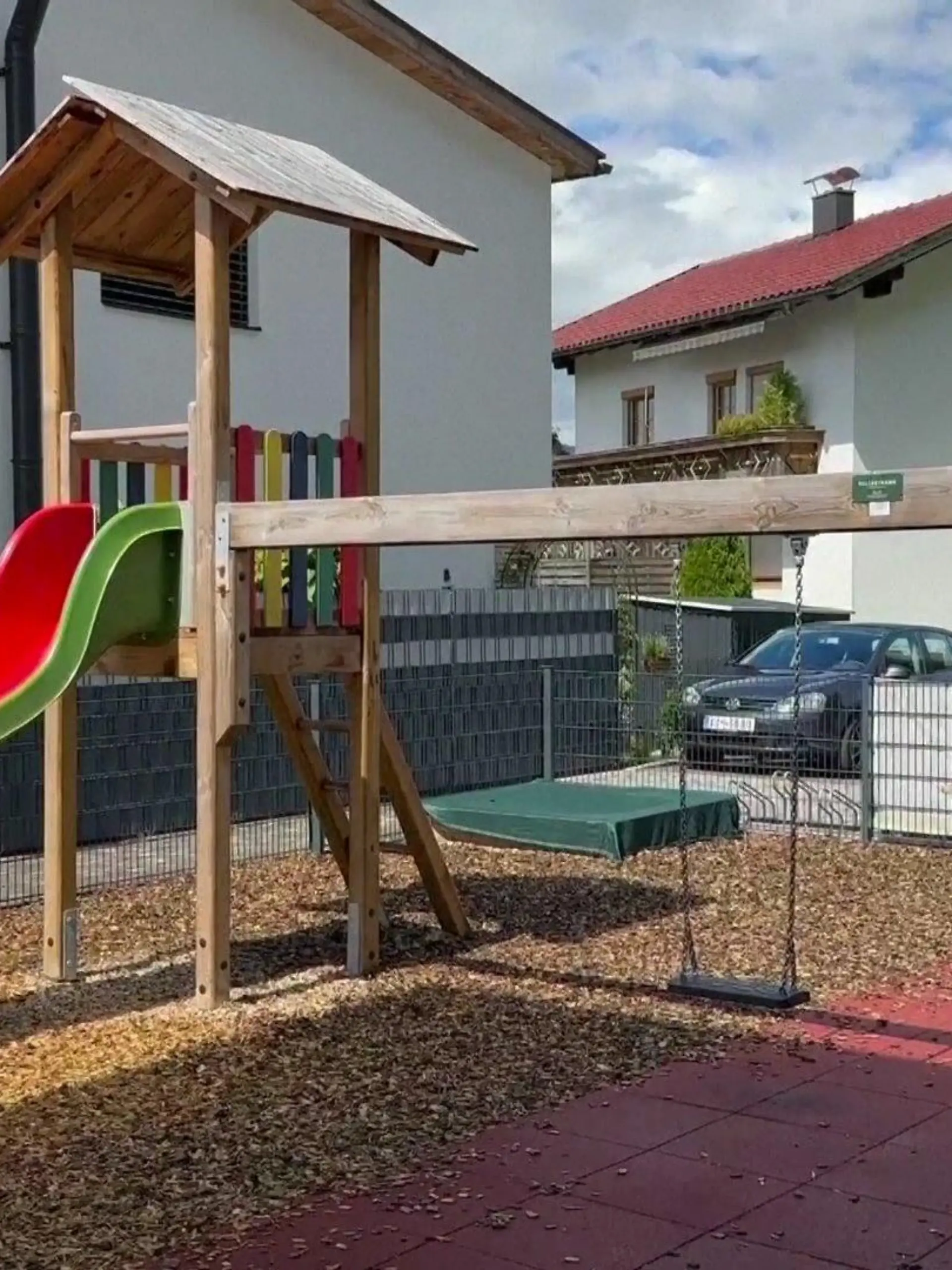 Ein Spielplatz in Ebbs, in der Nähe des Wohnortes des gestorbenen Elias (3).