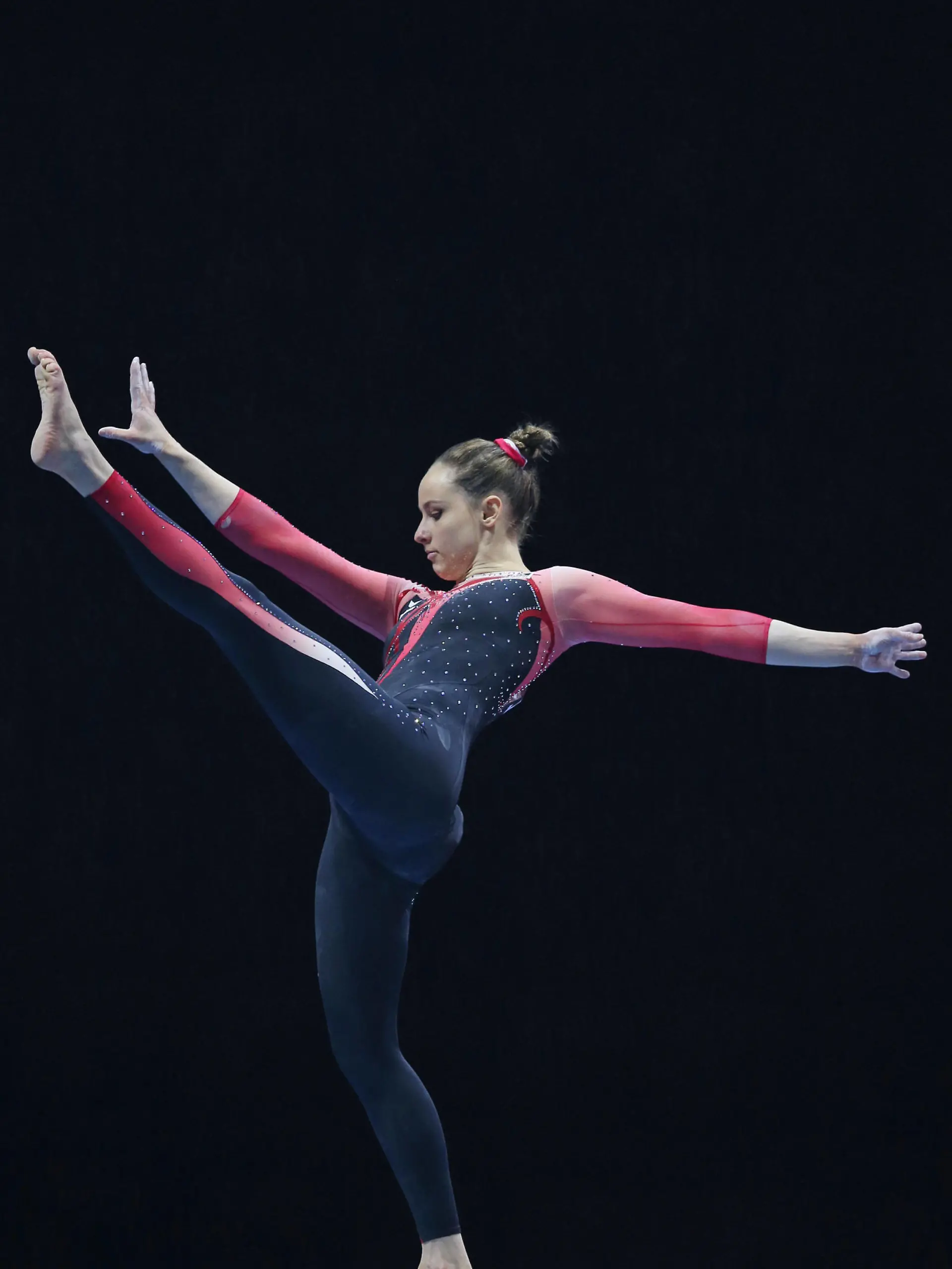  Sarah Voss, GER, during qualification at 2021 artistics Europeans in Basel 21/04/2021 *** Sarah Voss, GER, during qualification at 2021 artistics Europeans in Basel 21 04 2021 PUBLICATIONxNOTxINxCHNxSUI
