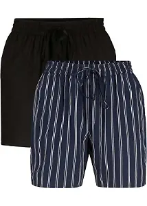 Shorts mit Bindegürtel (2er Pack)