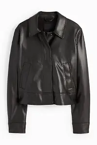 Bikerjacke Lederimitat