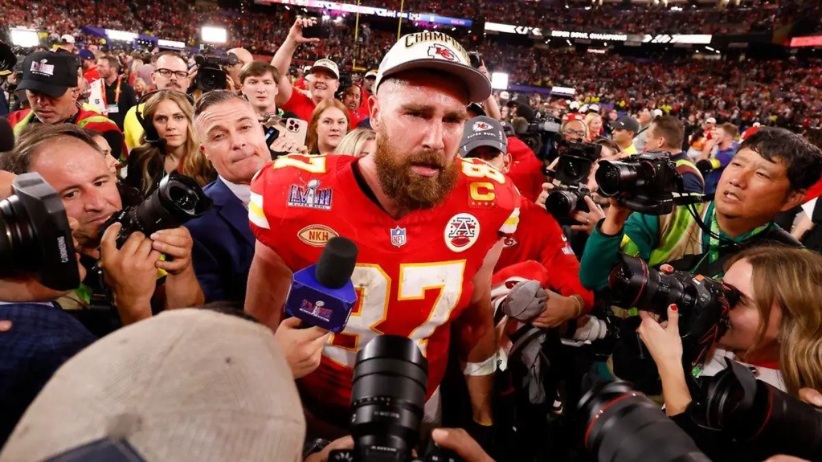 Travis Kelce reagiert auf sexistische Rede seines Teamkollegen