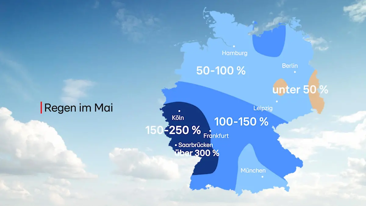 Regen im Mai 2024