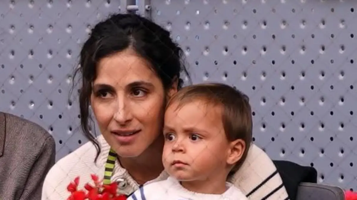 Xisca Perello and Son and Ana Maria Parera during Masters Series Madrid in Madrid on Wednesday, 25 April 2024. Cordon Press PUBLICATIONxNOTxINxFRAxESP