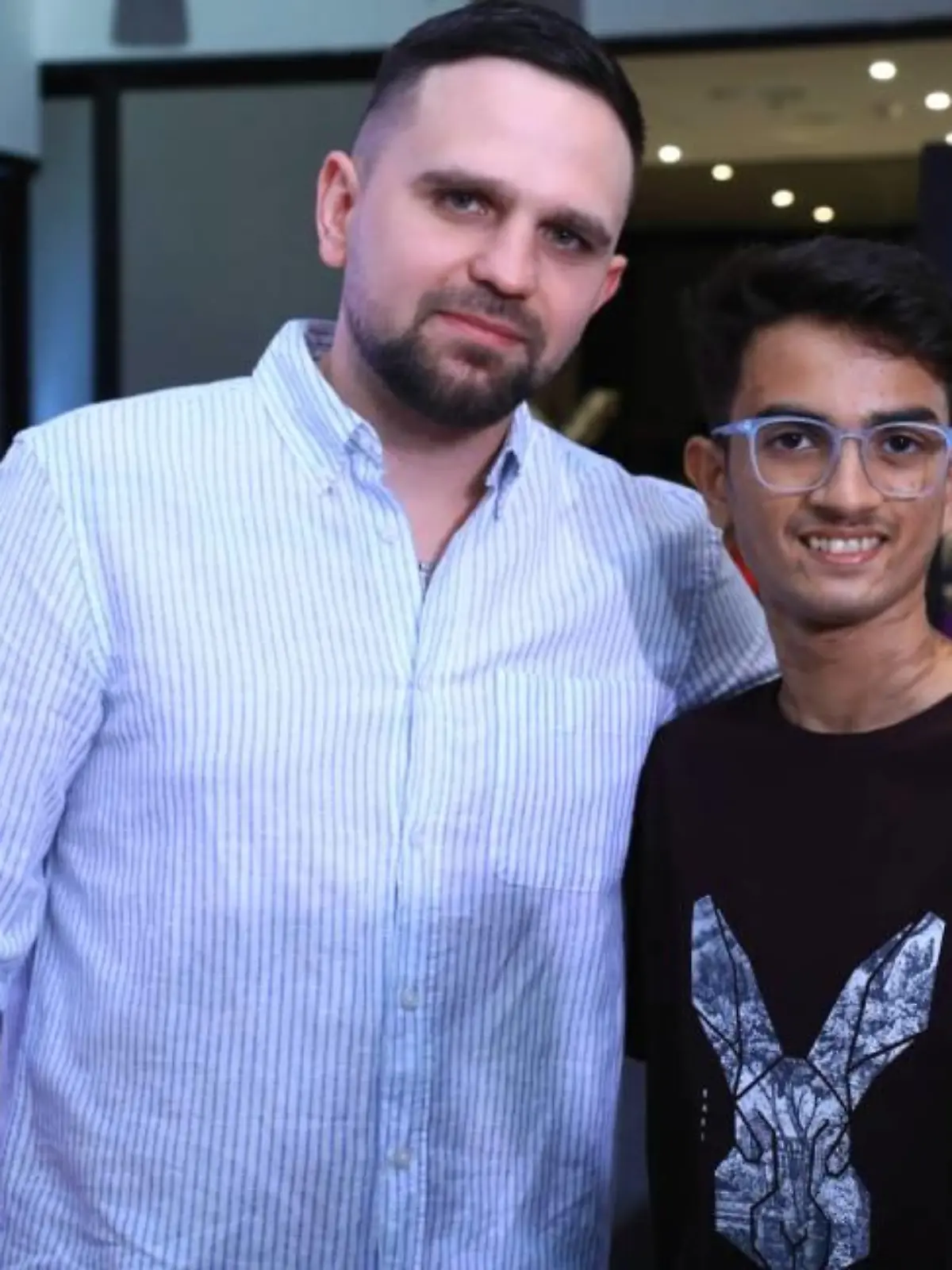 Roman Simnizki (30) und Chirag Chandra (17)