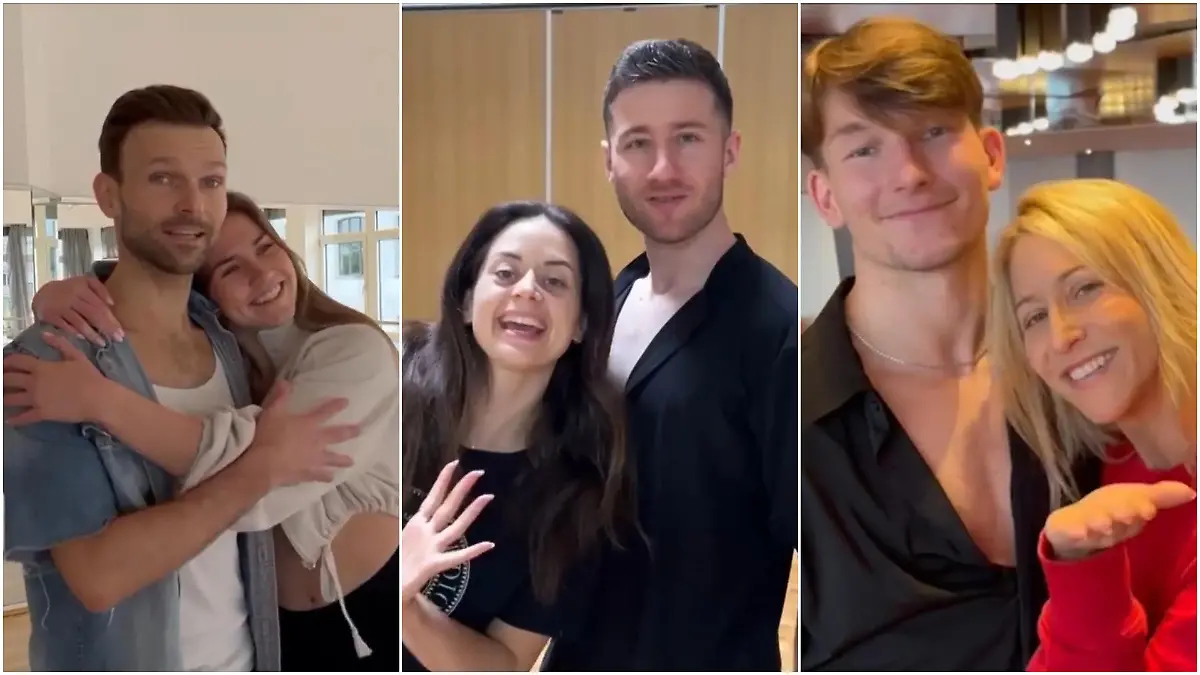 Die Profi-Tanzpaare sind Feuer und Flamme „Let's Dance“-Profi Challenge