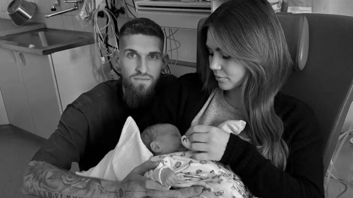 Robert und Alicia Andrich mit Sohn Matteo