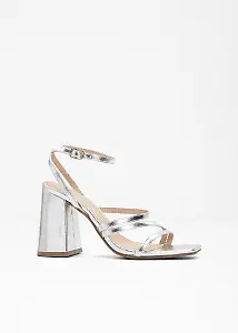 Sandalette in Silber