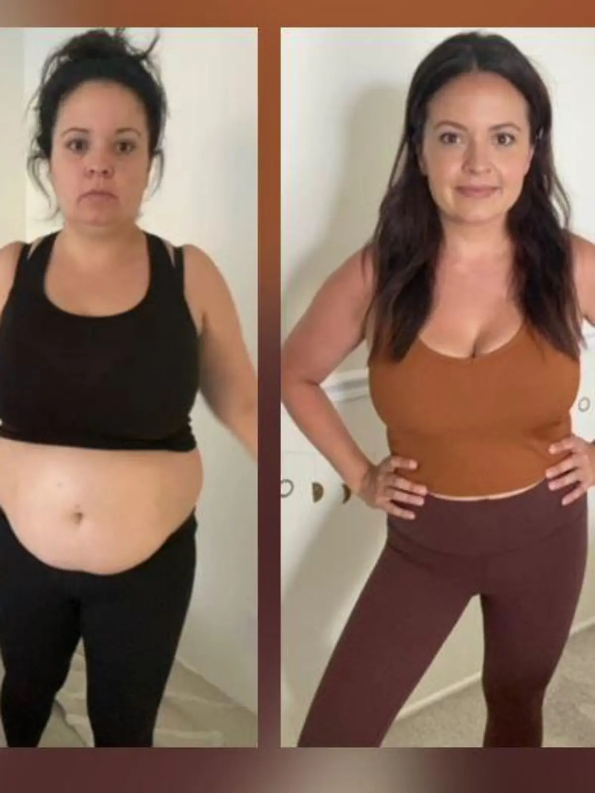 Vorher-Nacher-Bilder von Courtney Luna
