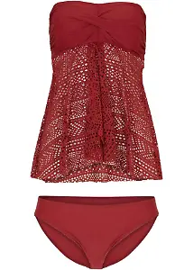 Long Bandeau Tankini