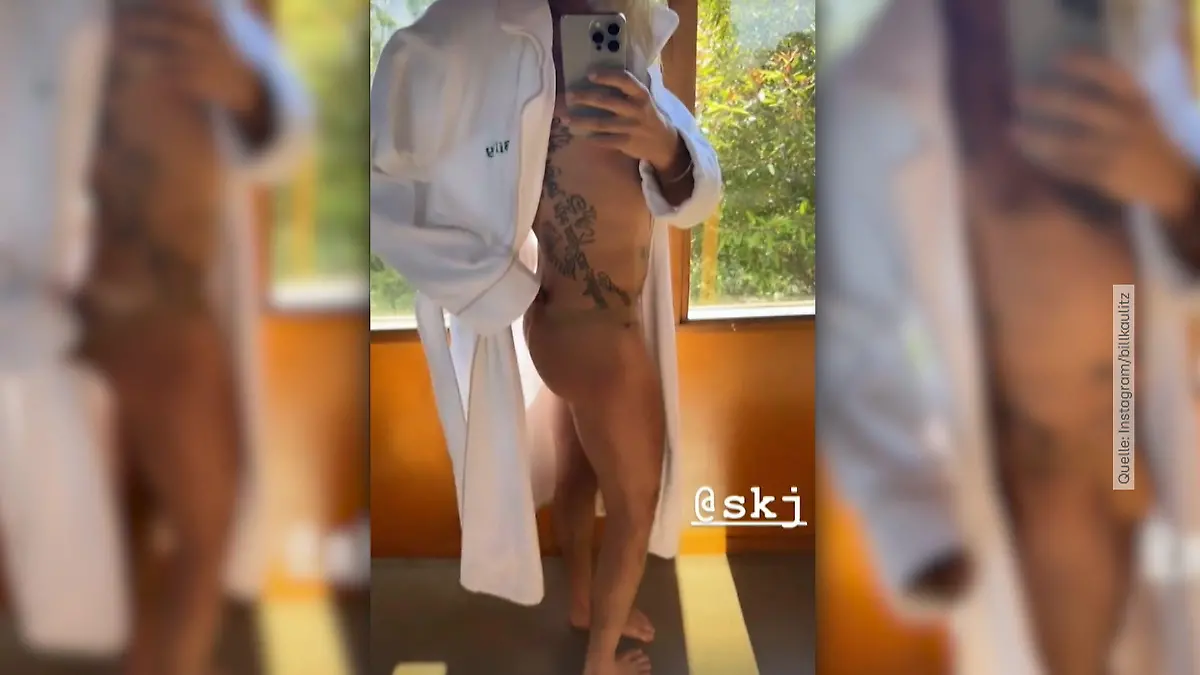 Sexy Spiegel-Selfie: Ist Bill Kaulitz hier etwa nackt?
