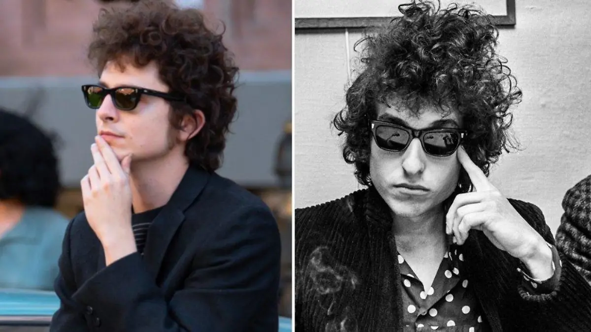 Neue Fotos: Timothée Chalamet sieht Bob Dylan zum Verwechseln ähnlich