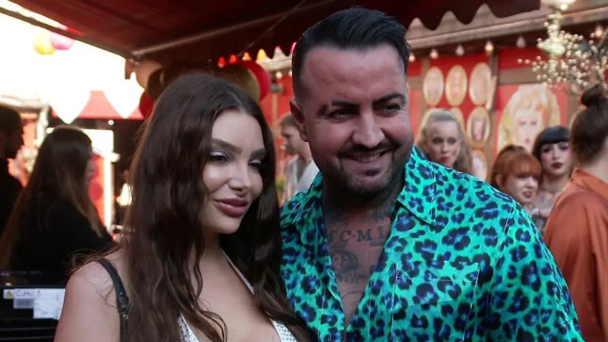 Cosimo Citiolo und Nathalie Gaus auf Olivia Jones' Sommerparty in Hamburg.