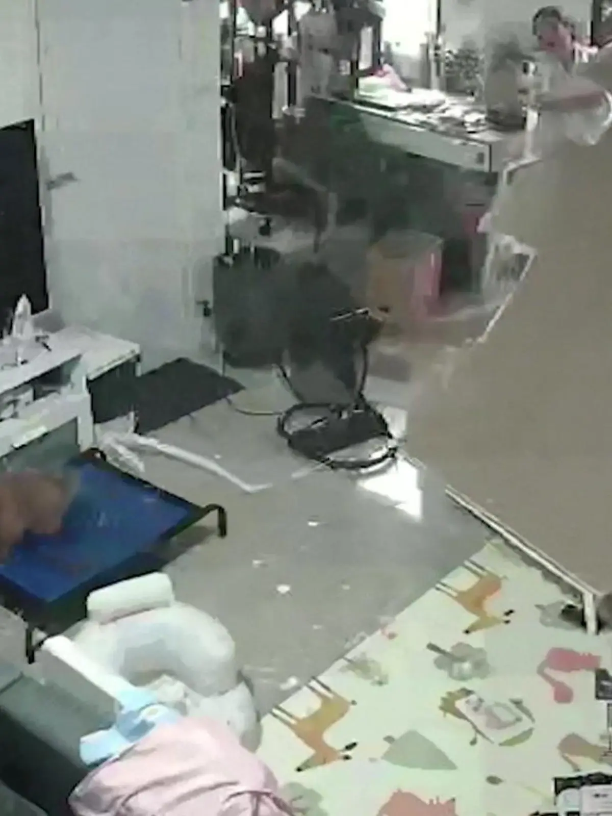 Glück im Unglück! Diese thailändische Familie entkommt nur haarscharf einem Deckensturz in ihrem Wohnzimmer! Grund für den Einsturz: Termiten. Die dramatischen Aufnahmen seht ihr im Video.