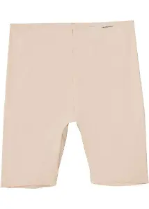 Radlerhose mit glattem Stoff