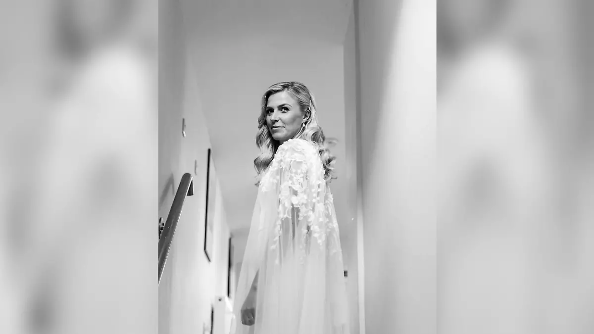 Die britische Reiterin Georgie Campbell (†36) an ihrem Hochzeitstag im Jahr 2020.