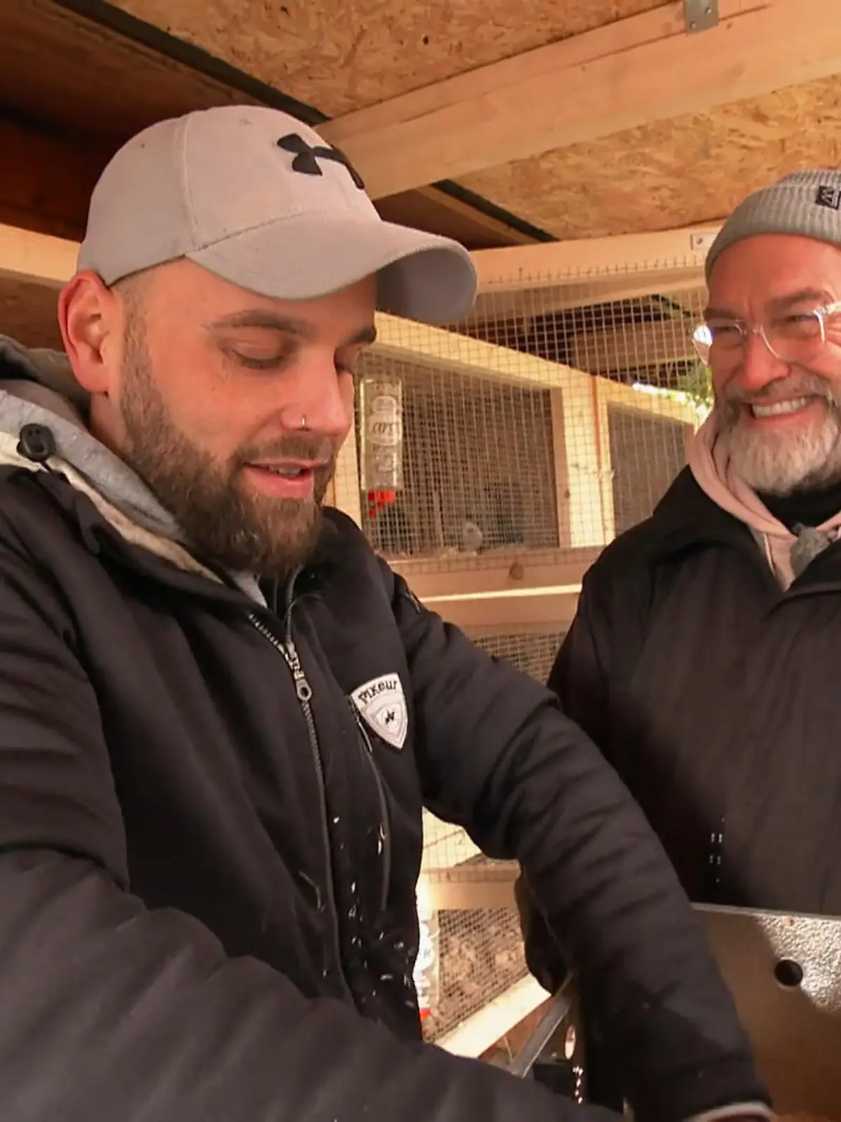 Bild zu: "Die Meerschweinchen beziehen ihr neues Haus"