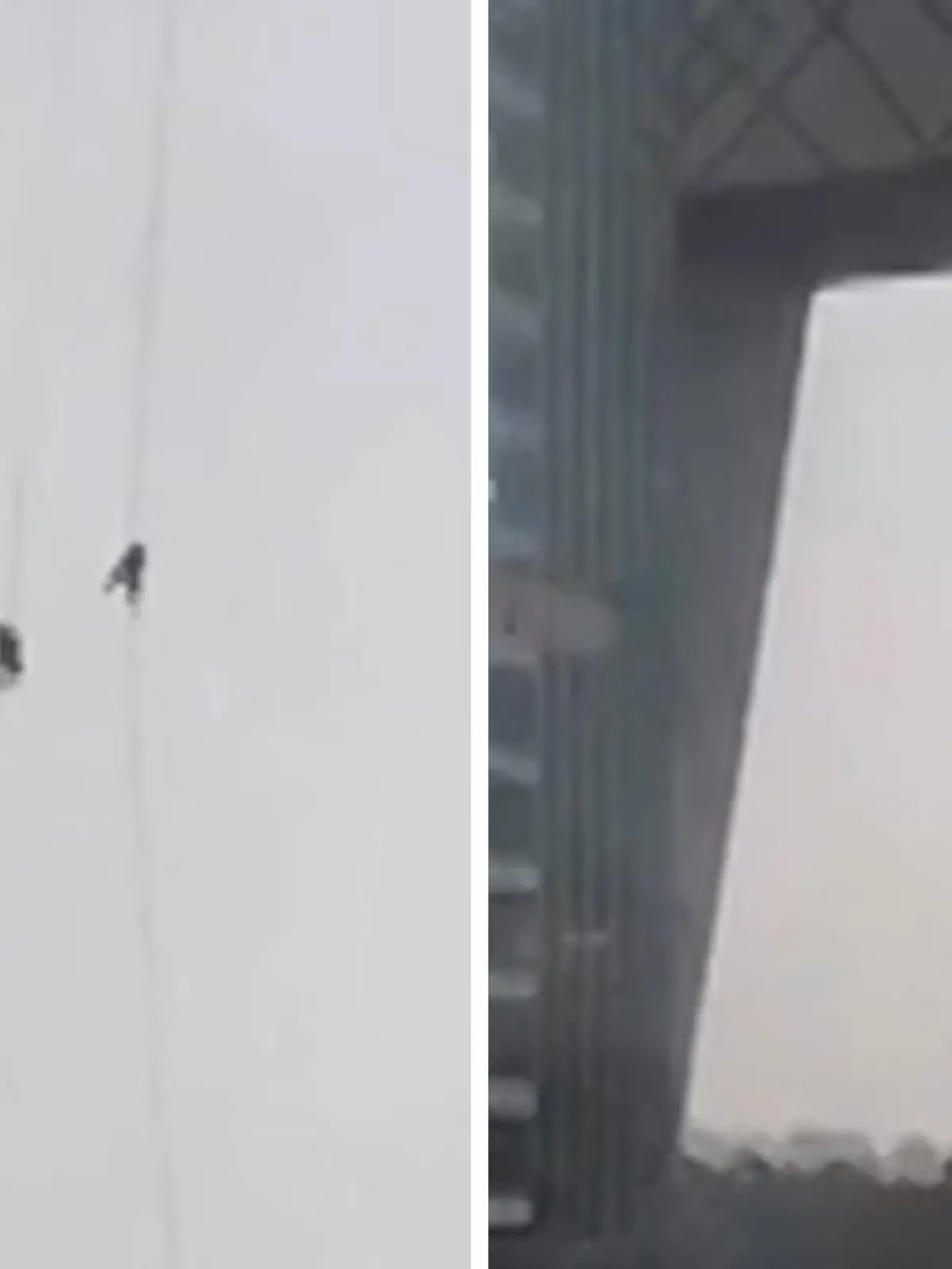 Ja, da kann man schon mal froh sein, wenn man sich diese Schockszenen aus China anschaut. Denn hier hängen die Arbeiter während eines Sturms in schwindelerregender Höhe.
Warum sie gerade während dieser heftigen Winde dort hängen, erfahrt ihr im Video!