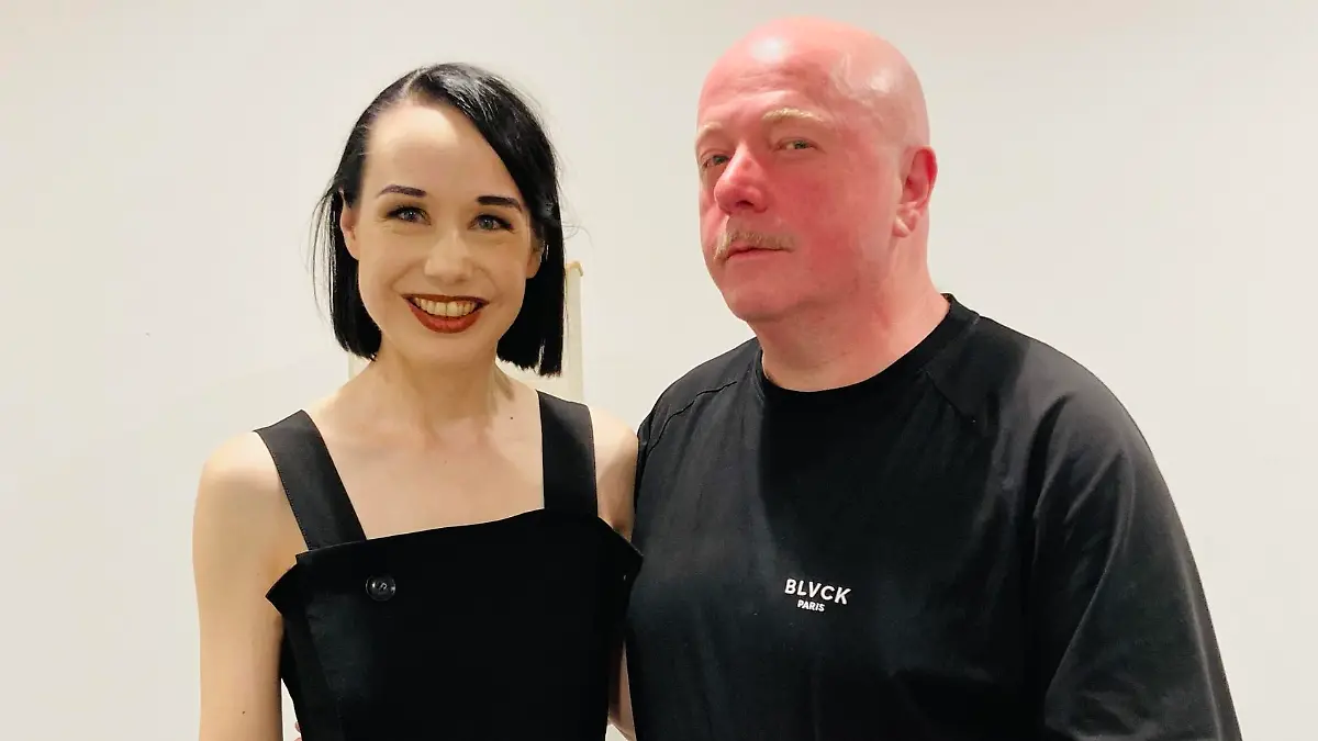 Claudia Spitzkowski und Ronan Harris