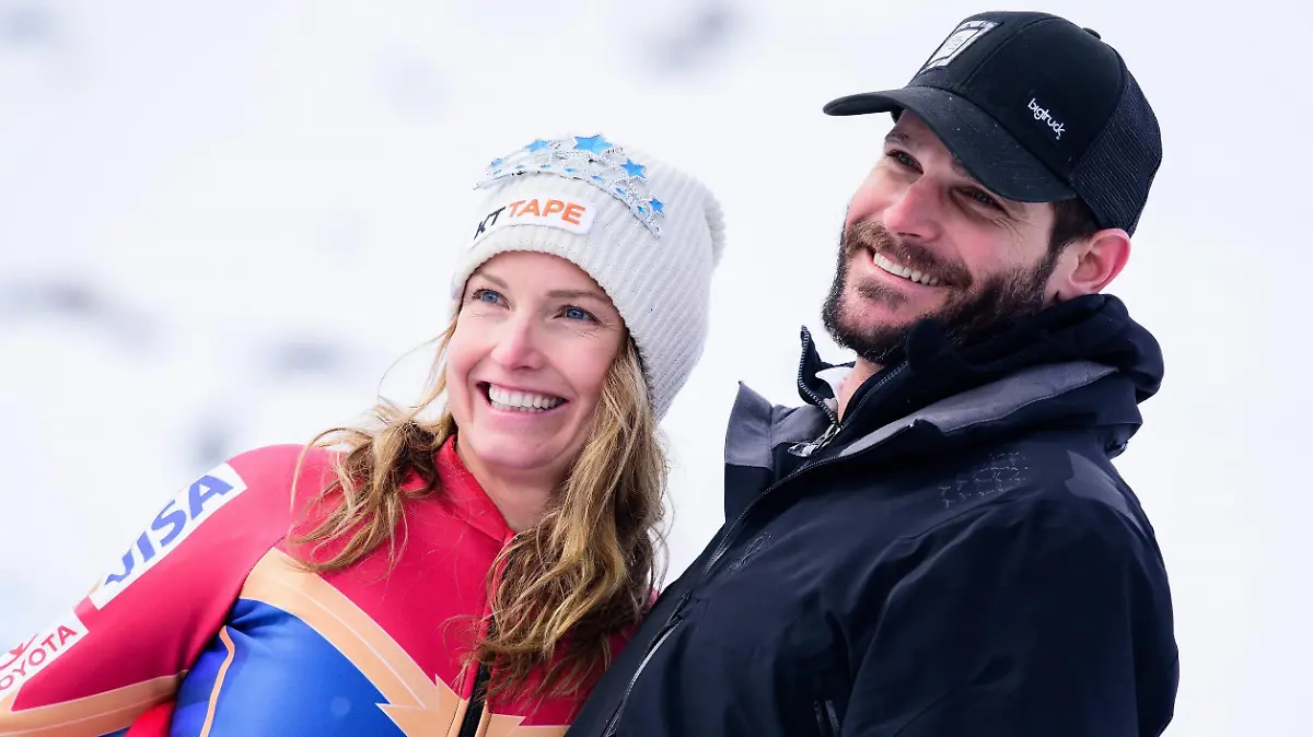 Italy: Sofia Goggia takes first win in Cortina Julia Mancuso of United States of America and her husband Dylan Fish at the Cortina d Ampezzo FIS World Cup where julia finished her professional skiing career in Cortina d Ampezzo, Italy on January 19, 2018. Cortina d Ampezzo Dolimites Italy Cortina d Ampezzo, Italy PUBLICATIONxINxGERxSUIxAUTxONLY RokxRakunx/xPacificxPress