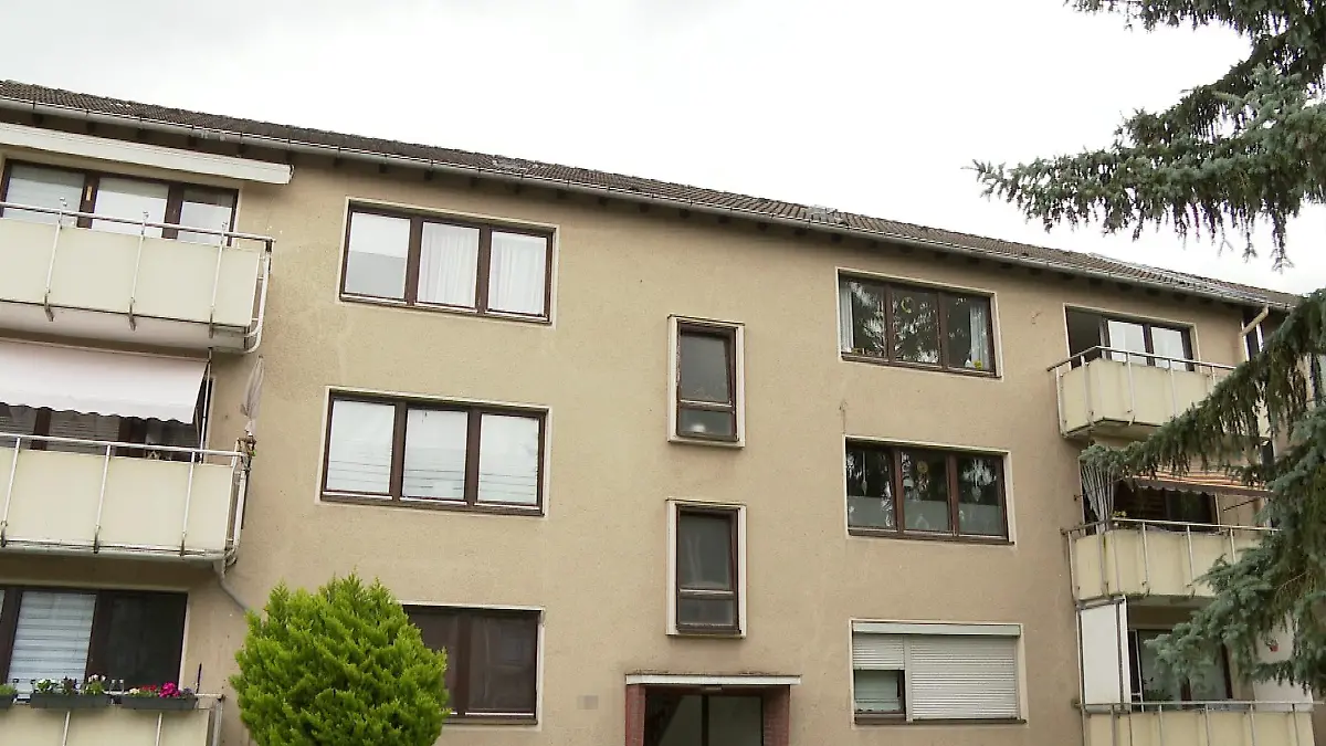 In diesem Mehrfamilienhaus hat Familie B. zusammen gelebt.