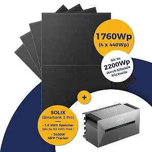 Anker Solarbank 2 E1600 Pro und Kleines Kraftwerk 1760Wp