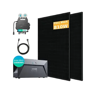810W Balkonkraftwerk mit Speicher Anker SOLIX