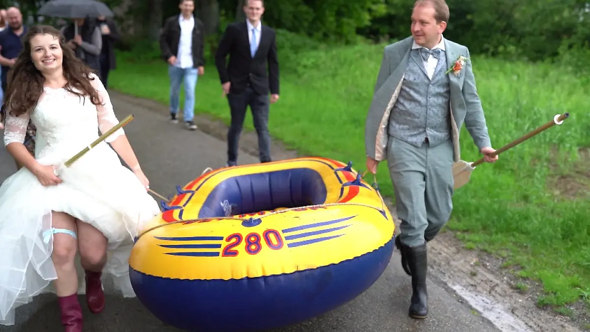 Hochwasser-Hochzeit