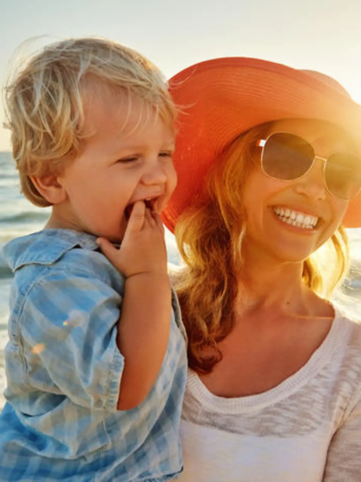 Shot of a young family enjoying a day at the beach