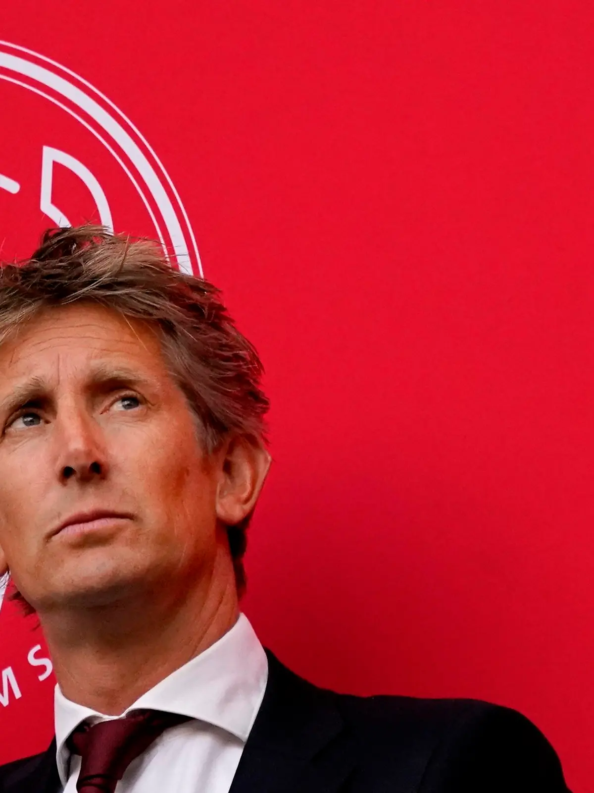  Edwin van der Sar during the Eredivisie match Ajax- SC Heerenveen on the 14th of September 2019 in Amsterdam, Netherlands. Noxthirdxpartyxsales,xHOLLANDxOUT PUBLICATIONxINxGERxSUIxAUTxHUNxONLY 112241688