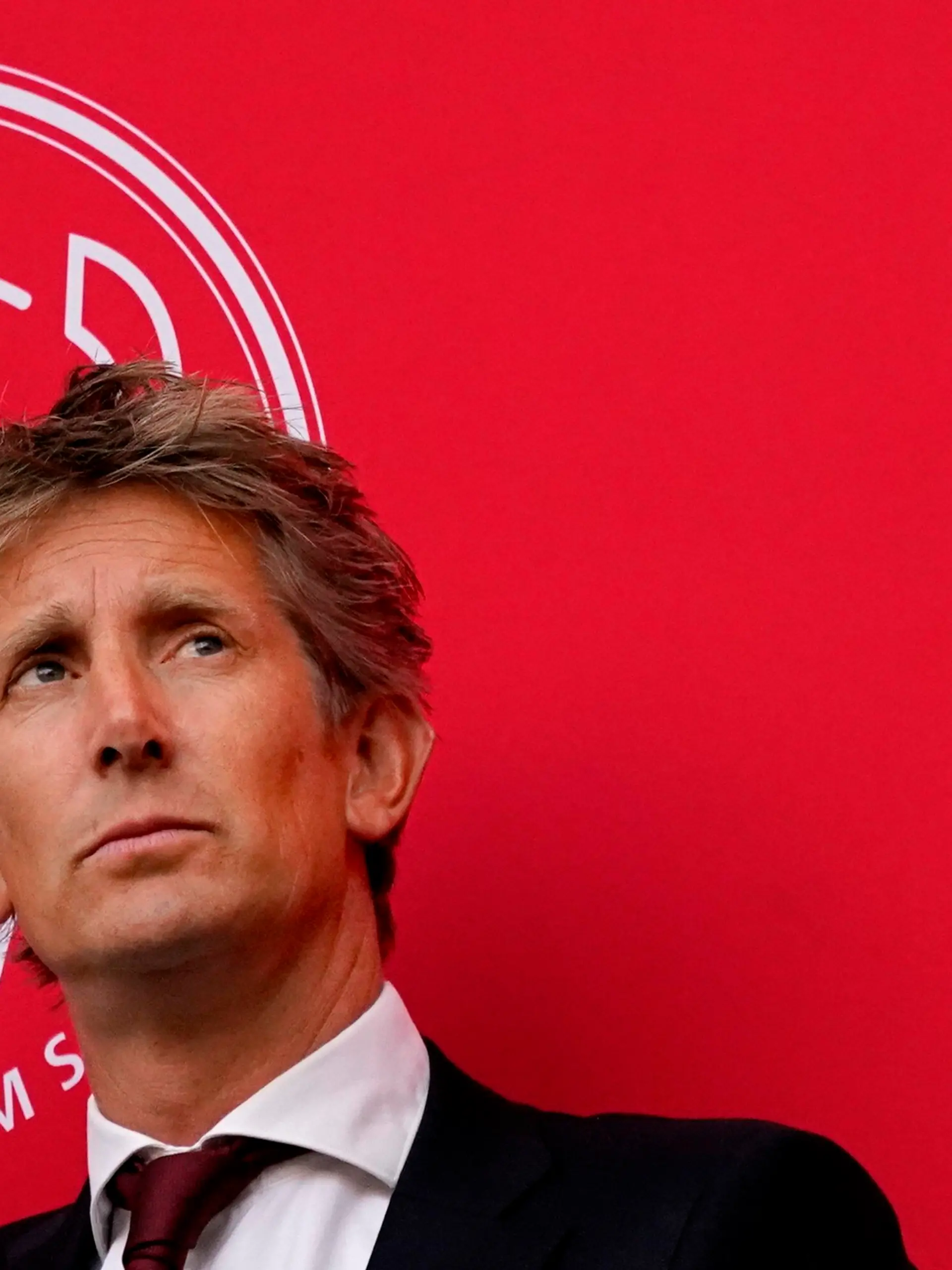  Edwin van der Sar during the Eredivisie match Ajax- SC Heerenveen on the 14th of September 2019 in Amsterdam, Netherlands. Noxthirdxpartyxsales,xHOLLANDxOUT PUBLICATIONxINxGERxSUIxAUTxHUNxONLY 112241688