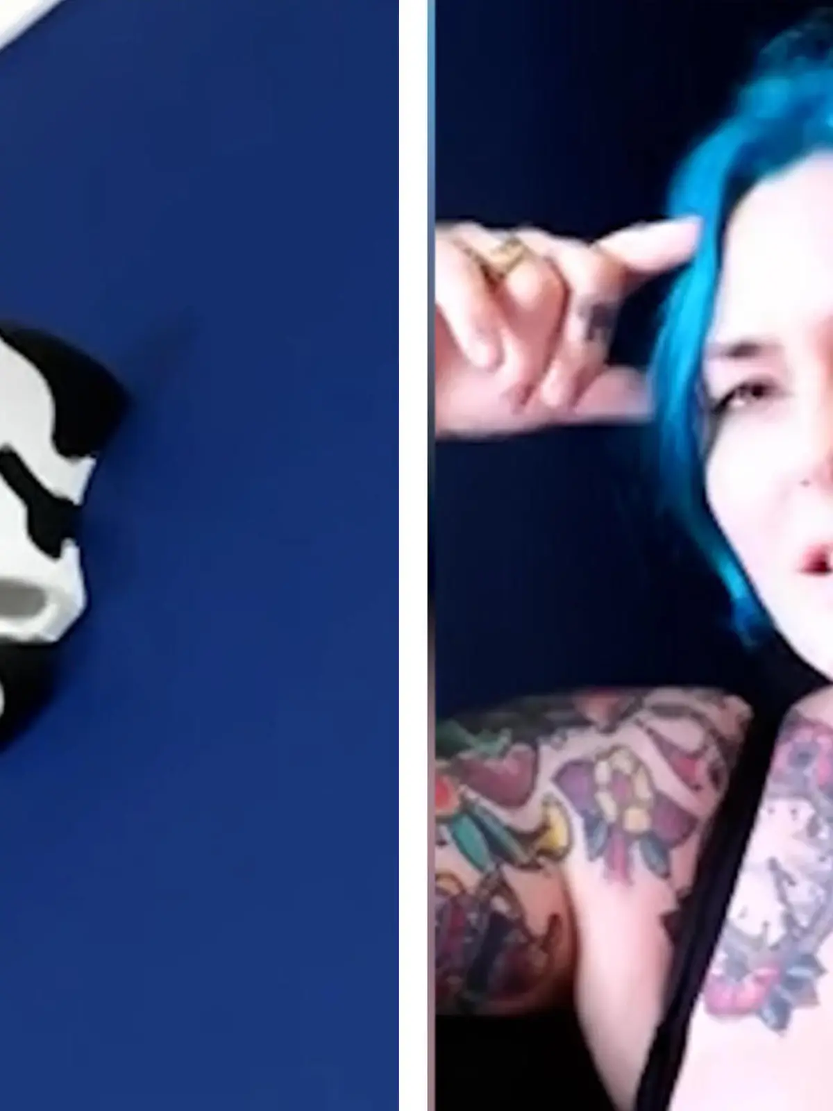 Lola Mason mag abstrakte Dinge. Ihre neuste Errungenschaft: eine Lampe mit Kuhmuster. Doch bei genauer Betrachtung bemerkt die 29-Jährige, dass diese Flecke eine ganz besondere Form haben. Obwohl sich das OnlyFans-Model nicht ganz sicher ist, ob sie oder der Künstler hier eine versexte Fantasie hat. Denn irgendwie erinnert der Fleck an das männliche Glied. 
Ob ihr das genauso seht, erfahrt ihr im Video. So oder so, Kunst lässt ja auch immer Freiraum für Interpretationen.