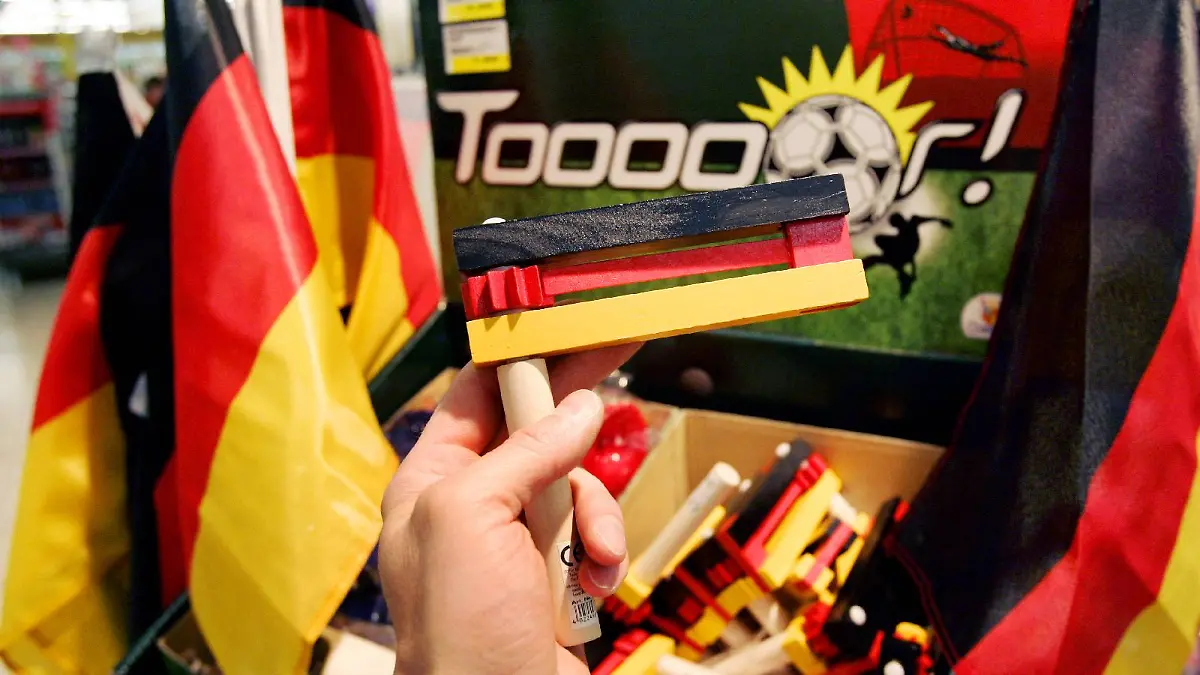 Fan-Artikel in Deutschland-Farben