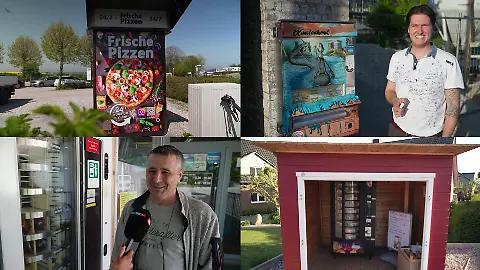 Pizza, Angelkder und Kunst: Diese verrckten Automaten stehen in  Deutschland