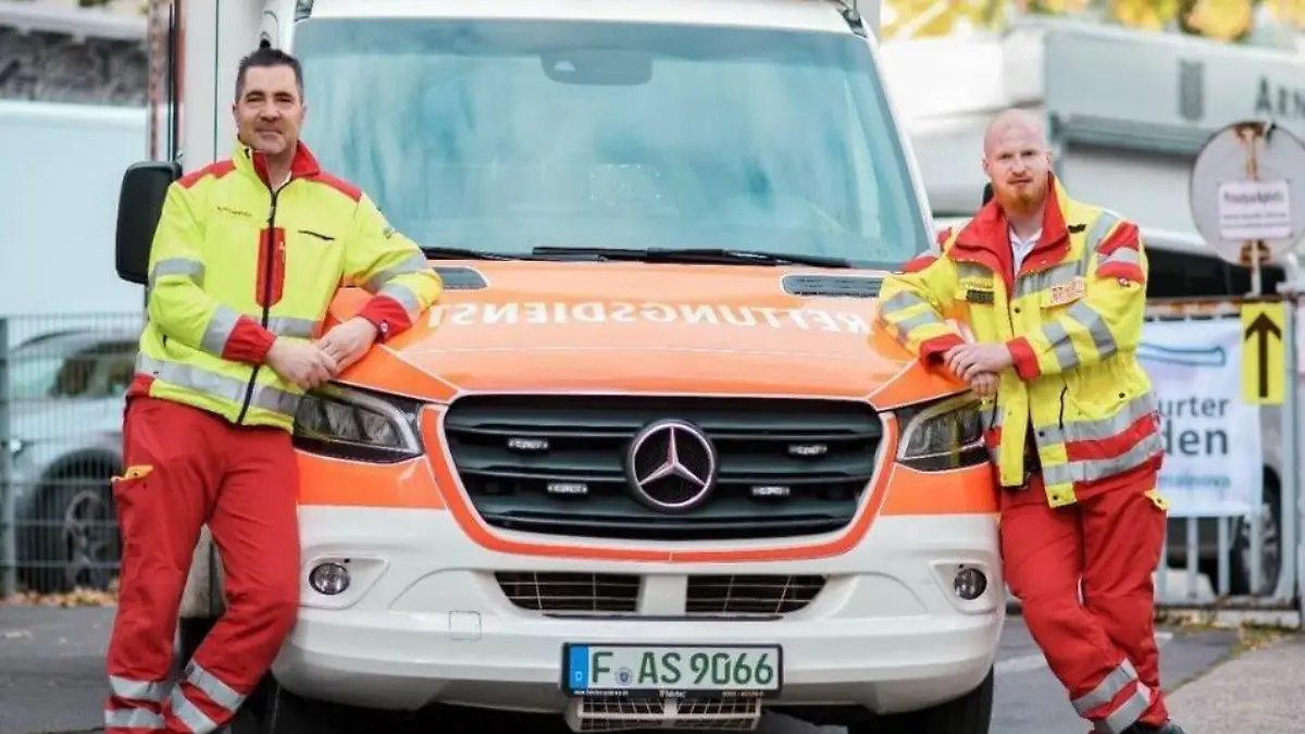 Rettungssanitäter Christoph Grüne